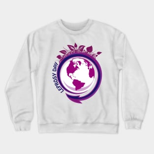 World Leprosy Day Symbolic Crewneck Sweatshirt